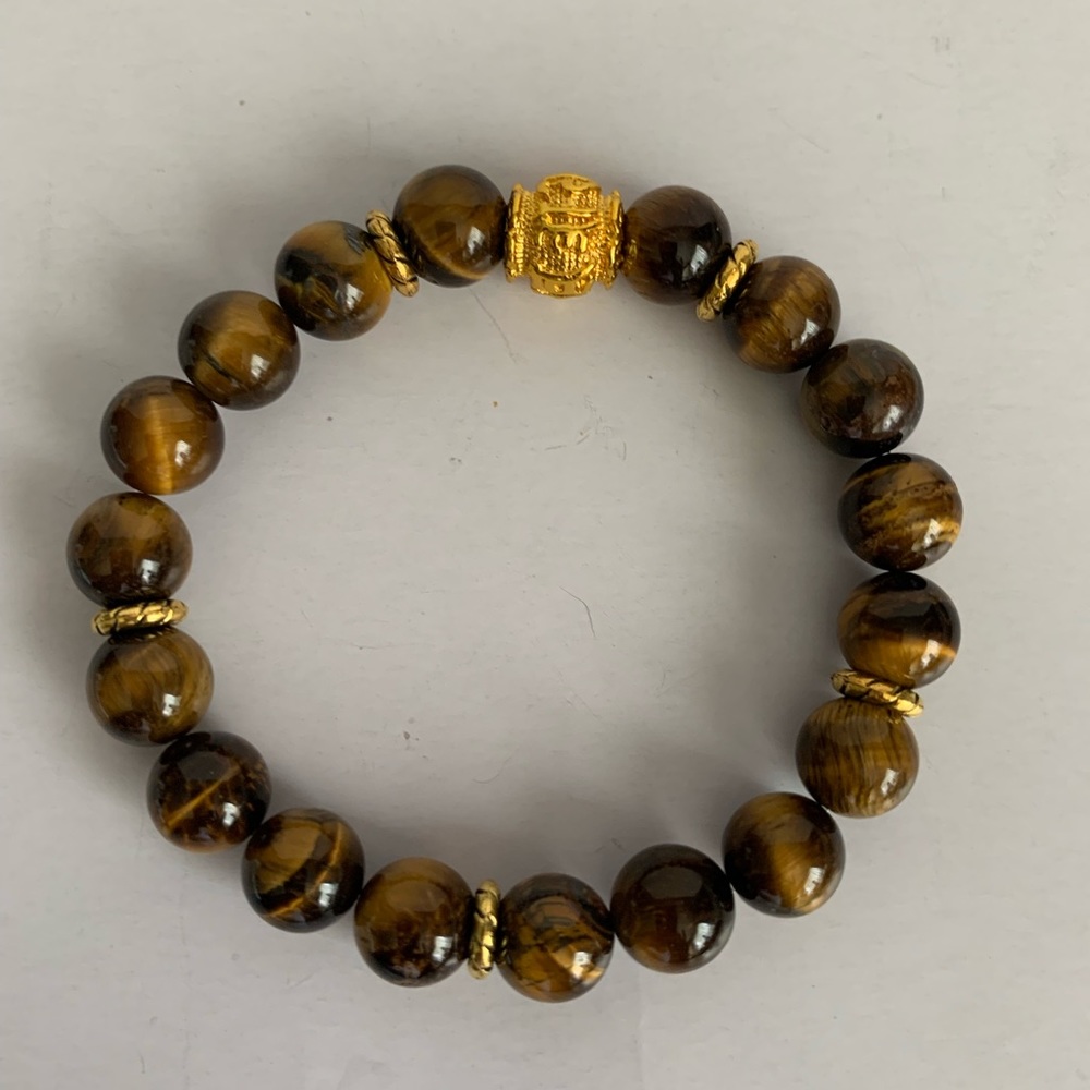 Handmade Tiger’s Eye Unisex Bracelet